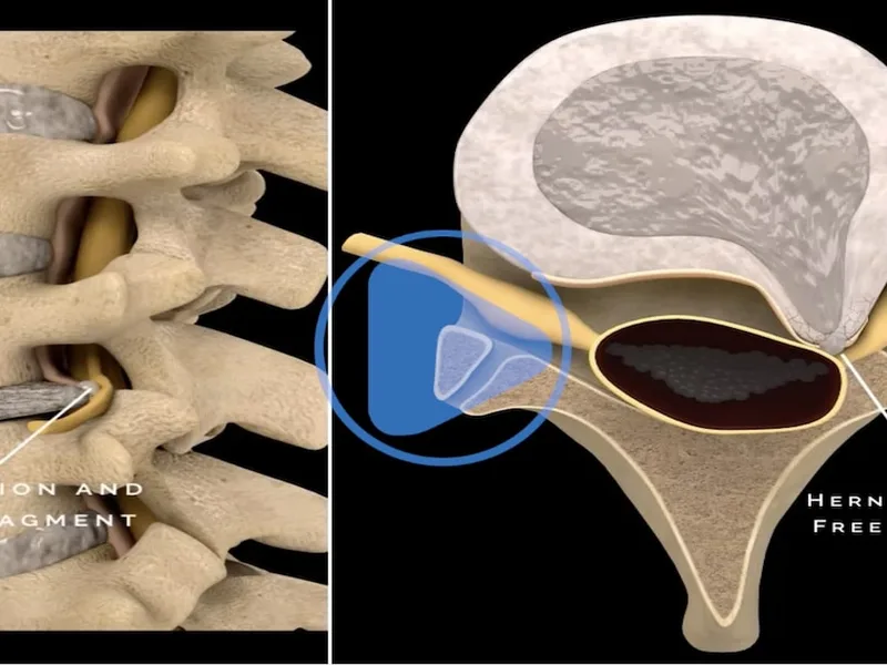 Herniated Disc — 3D anatomical animation