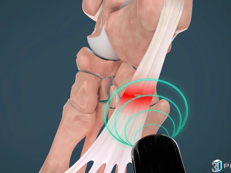 Shockwave - Plantar Fasciitis — 3D anatomical animation