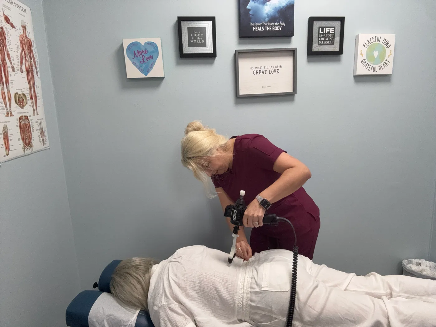 Arthrostim Adjusting at Divine Healing Chiropractic in Laguna Niguel