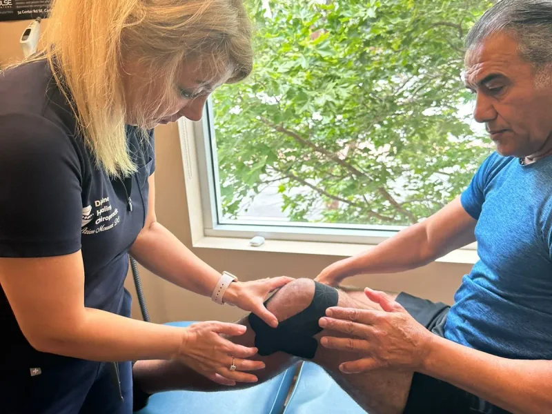 Kinesio Taping at Divine Healing Chiropractic in Laguna Niguel