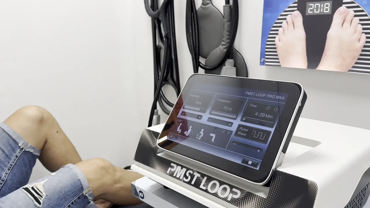 PMST LOOP PRO MAX PEMF session at Divine Healing Chiropractic